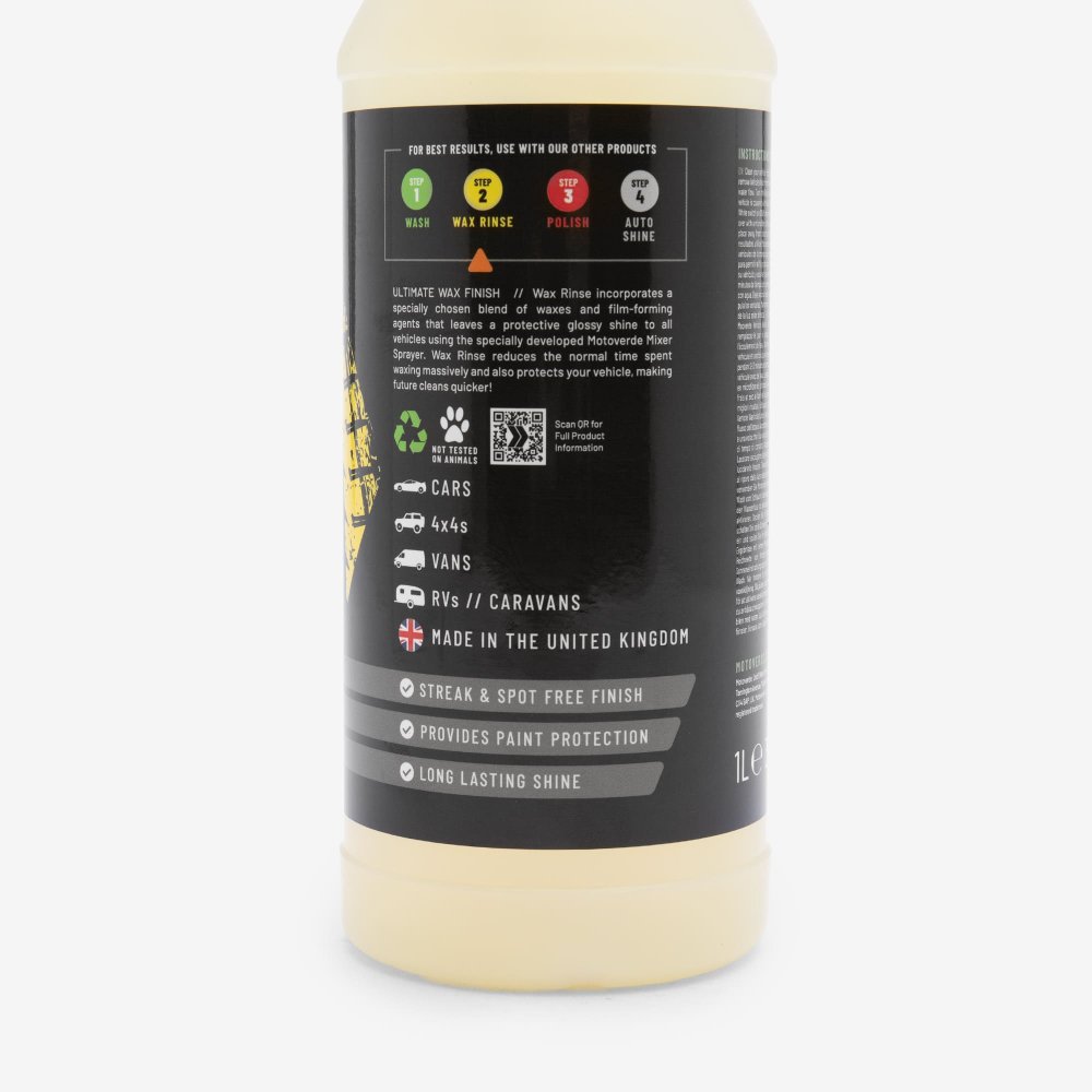 Wax Rinse (Concentrated) 1 Litre 2