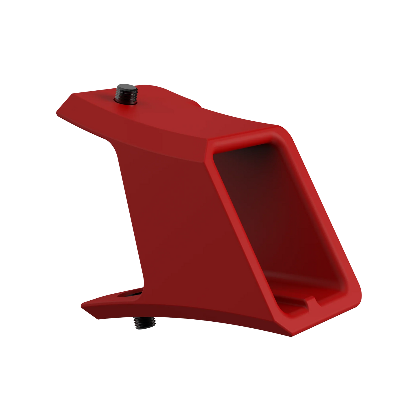 IZI Brothers Nylon Chain Guard for Sur-Ron Light Bee swingarm - red 1/4 profile view
