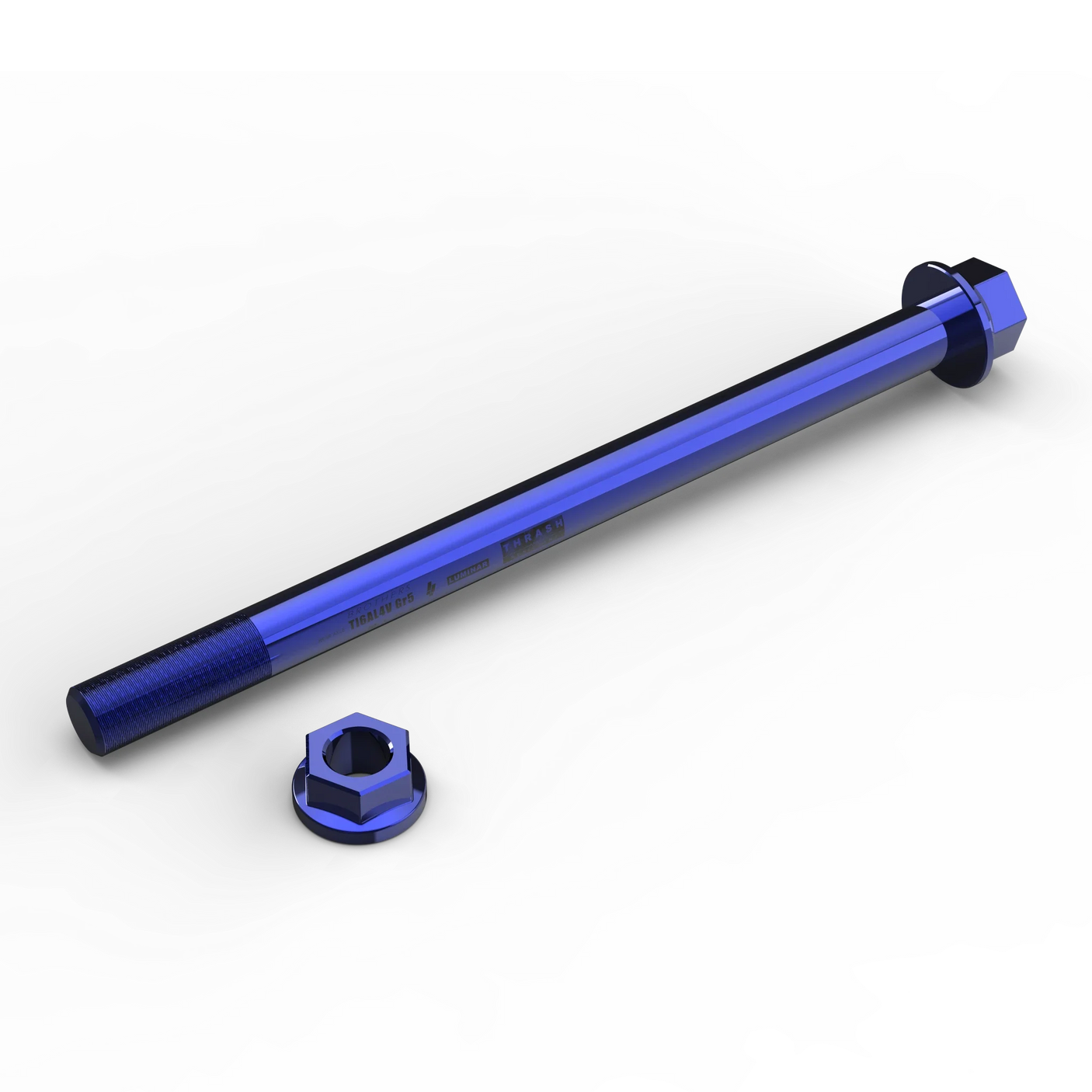 IZI Brothers Rear Axle #2 for Sur-Ron Light Bee - blue top view