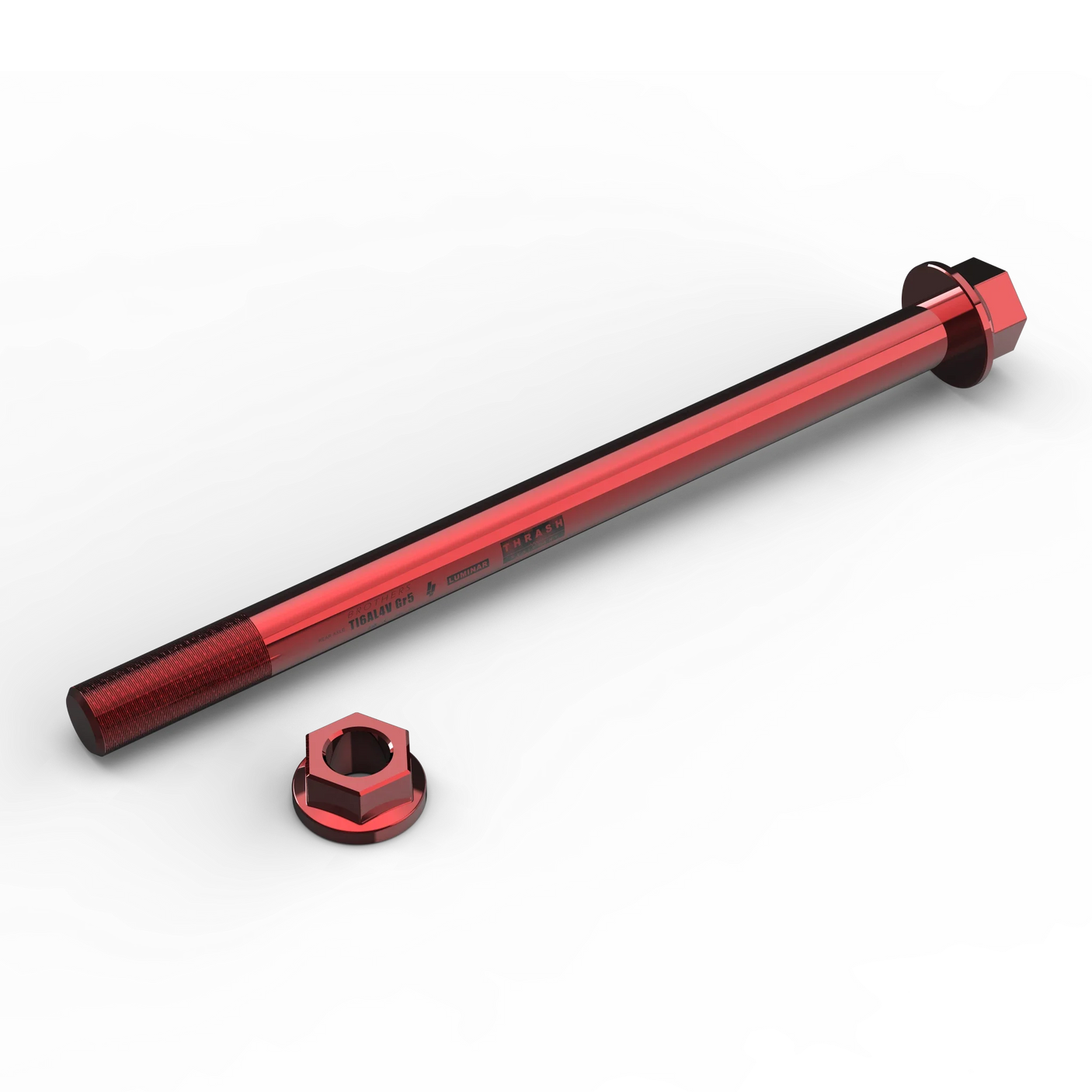 IZI Brothers Rear Axle #2 for Sur-Ron Light Bee - red top view