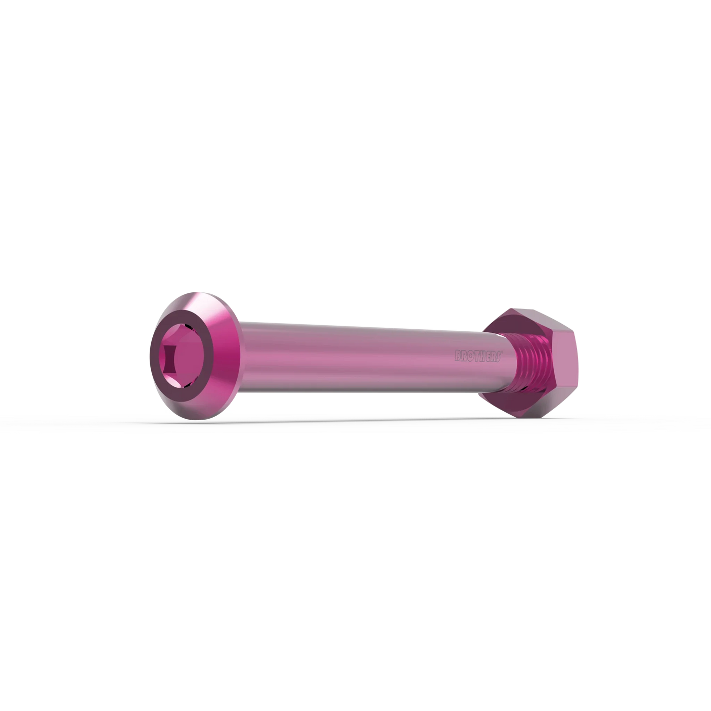 IZI Brothers Shock Axle for Sur-Ron - pink 1/4 view