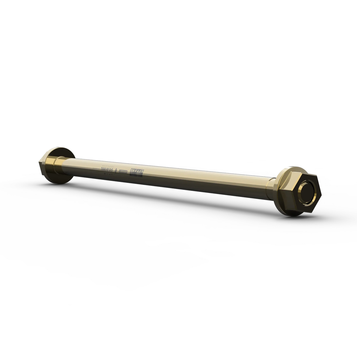 IZI Brothers Swingarm Axle for Sur-Ron Light Bee - 3/4 view - copper color