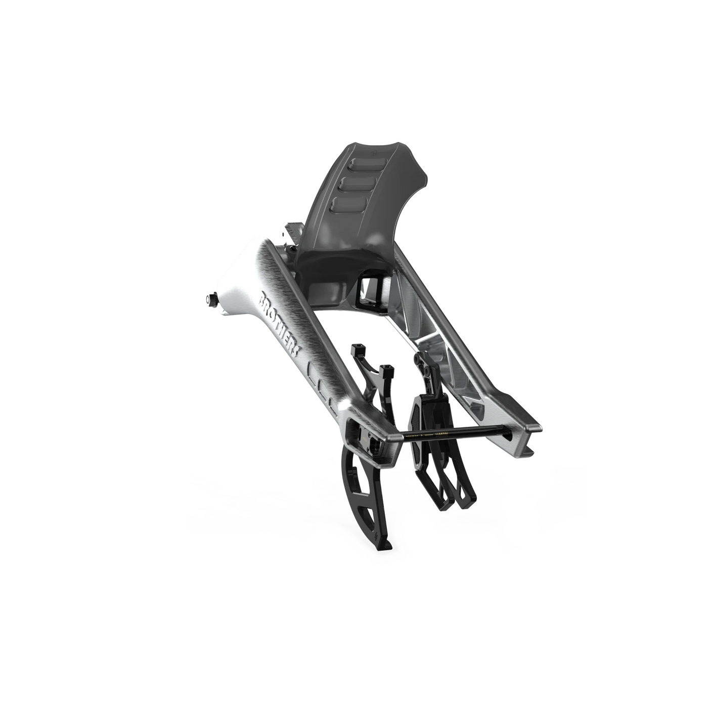 IZI Brothers complete Phase One kit for Sur-Ron Light Bee swingarm - raw side view 3/4