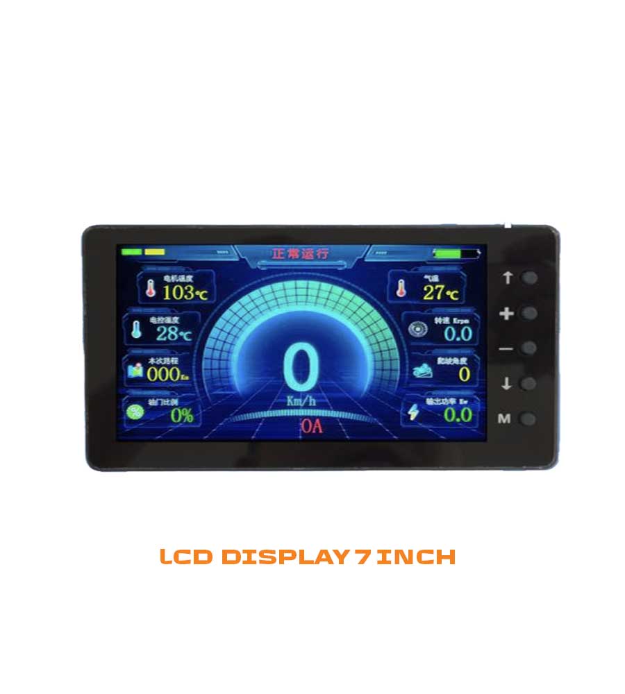 Moxin 7 inch LCD display for the S801100 wheelie controller