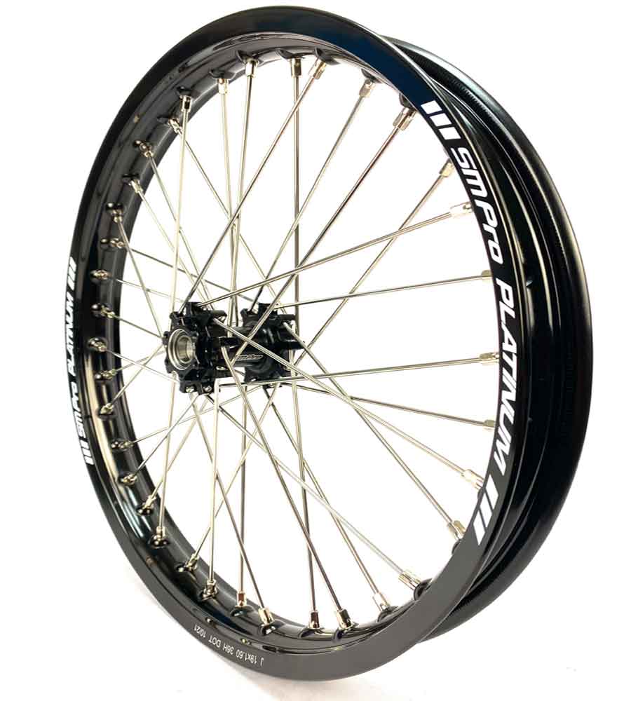 SM Pro Light Bee Wheelset – Black Rim and Silver Nipples - EVFREAKS SM Pro Light Bee Wheelset – Black Rim and Silver Nipples