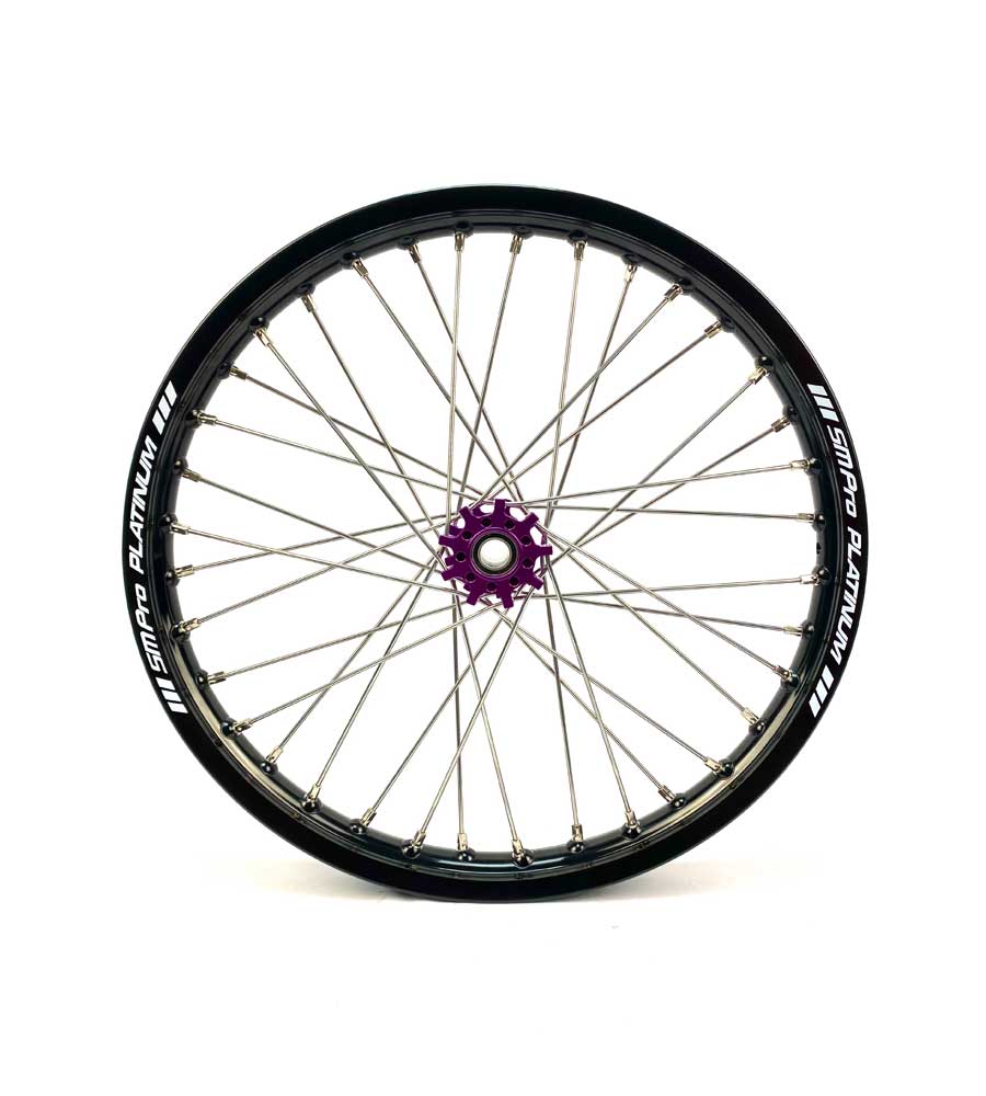 SM Pro Light Bee Wheelset – Purple Black Hub and Silver Nipples - EVFREAKSSM Pro Light Bee Wheelset – Purple Black Hub and Silver Nipples