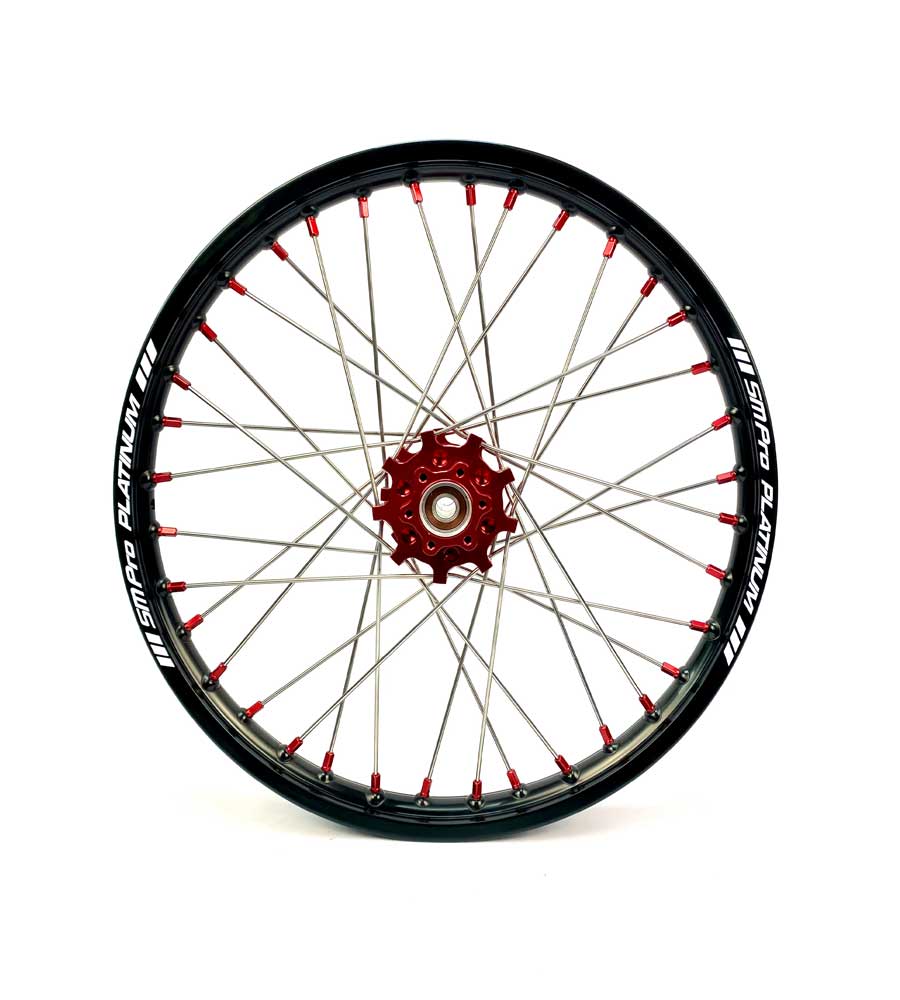 SM Pro Light Bee Wheelset – Red Hub and Red Nipples - EVFREAKSSM Pro Light Bee Wheelset – Red Hub and Red Nipples