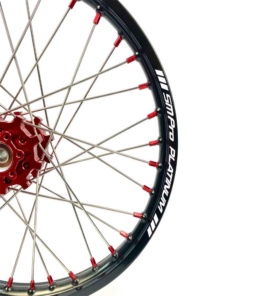 SM Pro Light Bee Wheelset – Red Hub and Red Nipples - EVFREAKSSM Pro Light Bee Wheelset – Red Hub and Red Nipples