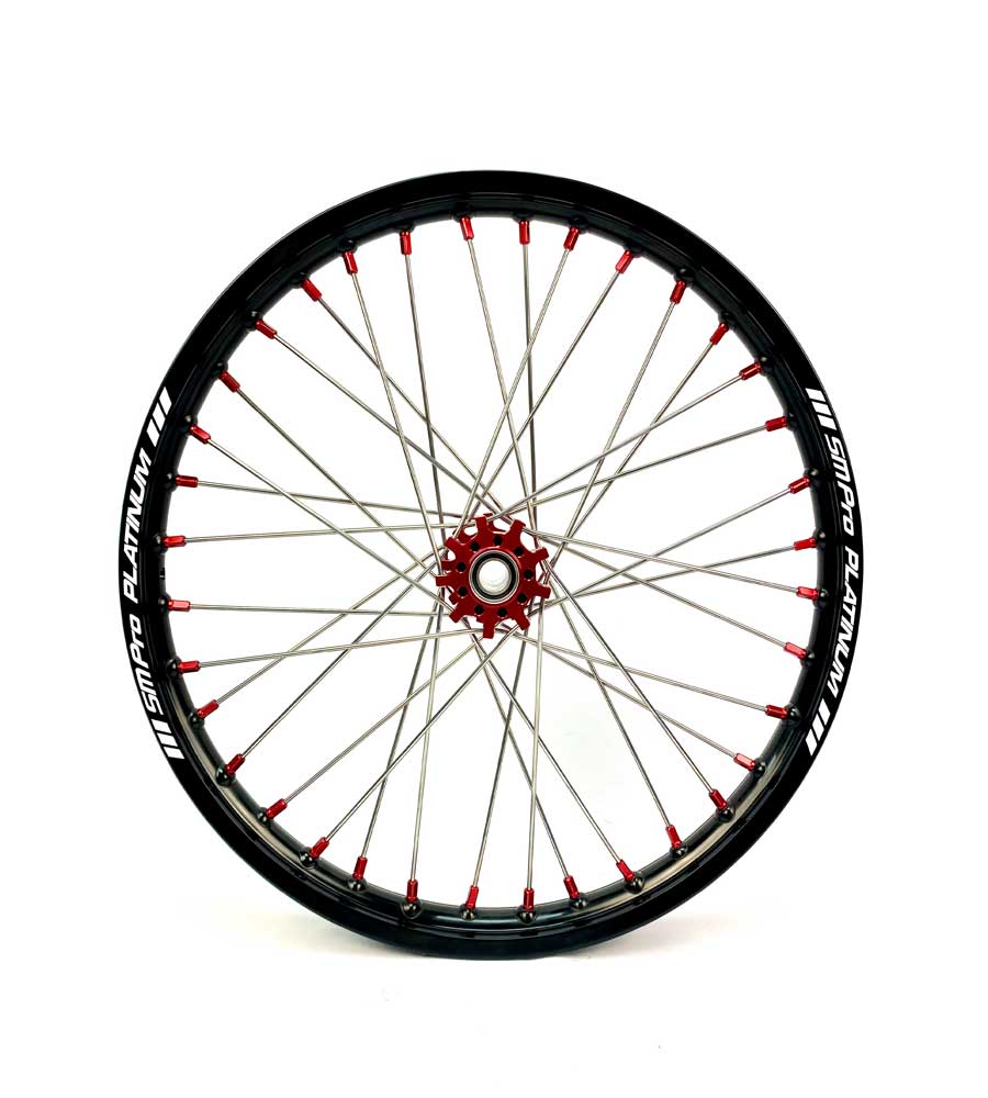 SM Pro Light Bee Wheelset – Red Hub and Red Nipples - EVFREAKSSM Pro Light Bee Wheelset – Red Hub and Red Nipples