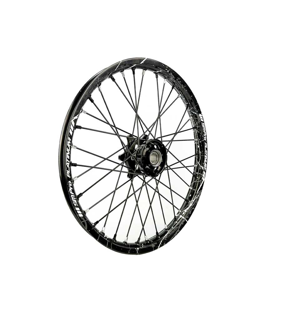 SM Pro Light Bee Wheelset – Splatterkote and Black and White Nipples - EVFREAKS SM Pro Light Bee Wheelset – Splatterkote and Black and White Nipples