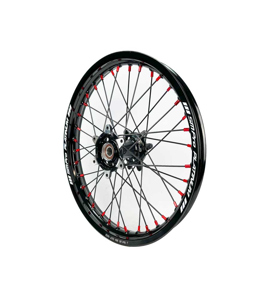 SM Pro Ultra Bee Wheels – Black Hubs and Red Nipples - EVFREAKSSM Pro Ultra Bee Wheels – Black Hubs and Red Nipples