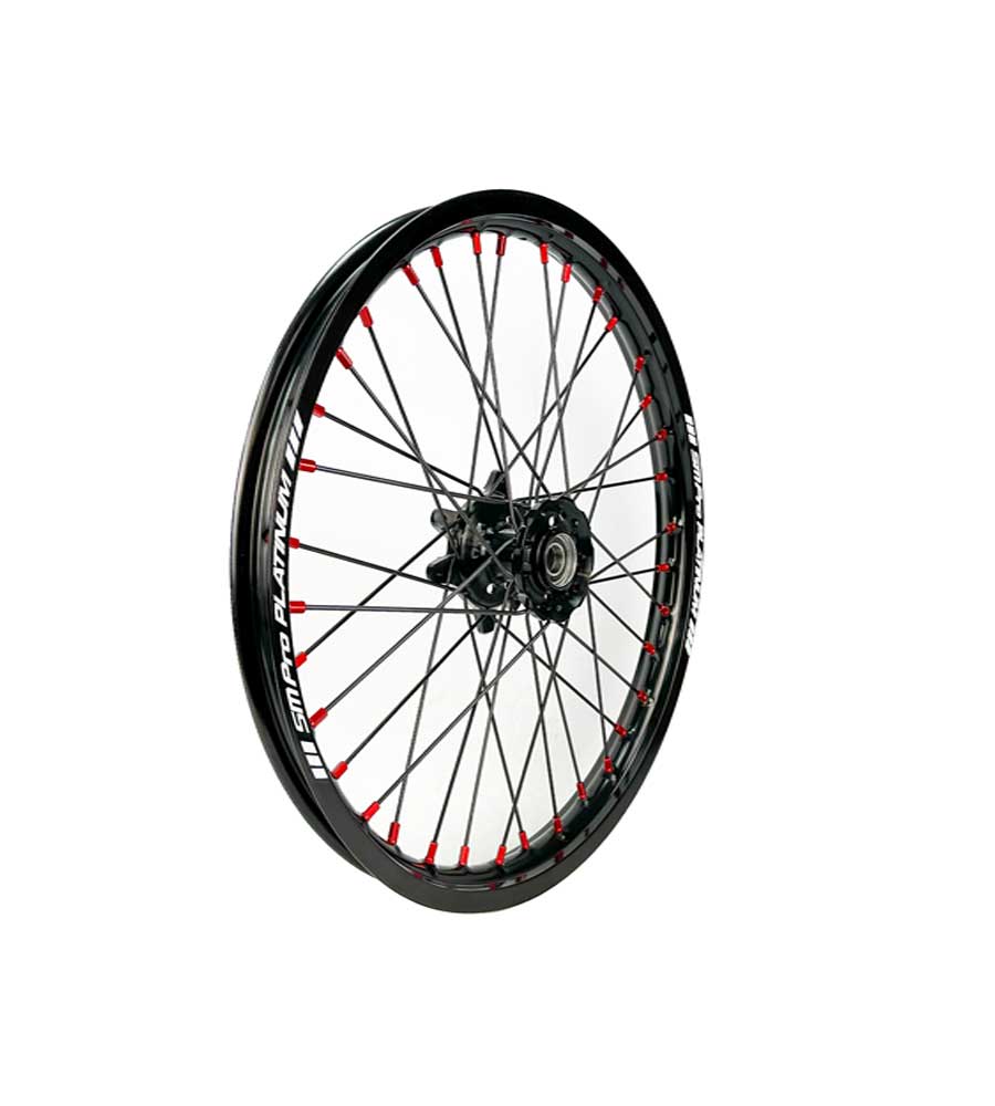 SM Pro Ultra Bee Wheels – Black Hubs and Red Nipples - EVFREAKSSM Pro Ultra Bee Wheels – Black Hubs and Red Nipples