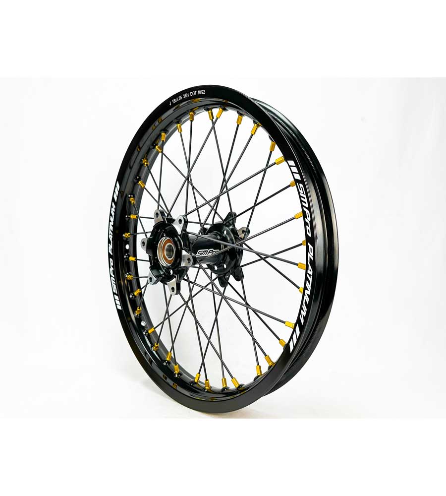 SM Pro Ultra Bee Wheels – Black Hubs, Black Spokes - EVFREAKSSM Pro Ultra Bee Wheels – Black Hubs, Black Spokes
