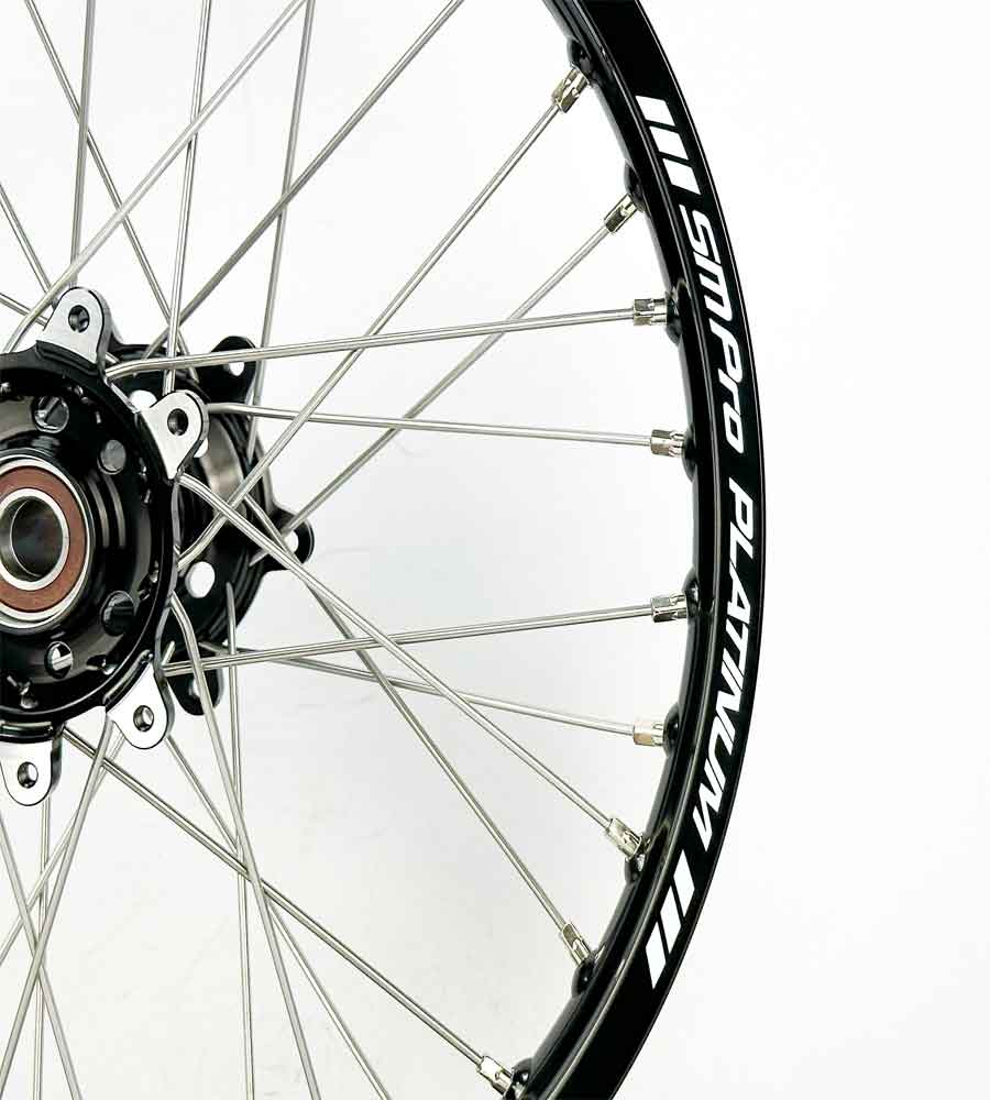SM Pro Ultra Bee Wheels – Black Hubs, Nickel Silver Spokes - EVFREAKSSM Pro Ultra Bee Wheels – Black Hubs, Nickel Silver Spokes