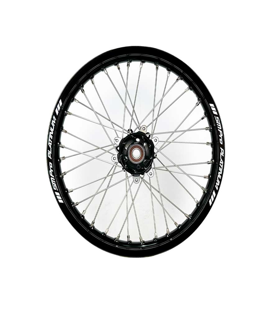 SM Pro Ultra Bee Wheels – Black Hubs, Nickel Silver Spokes - EVFREAKSSM Pro Ultra Bee Wheels – Black Hubs, Nickel Silver Spokes