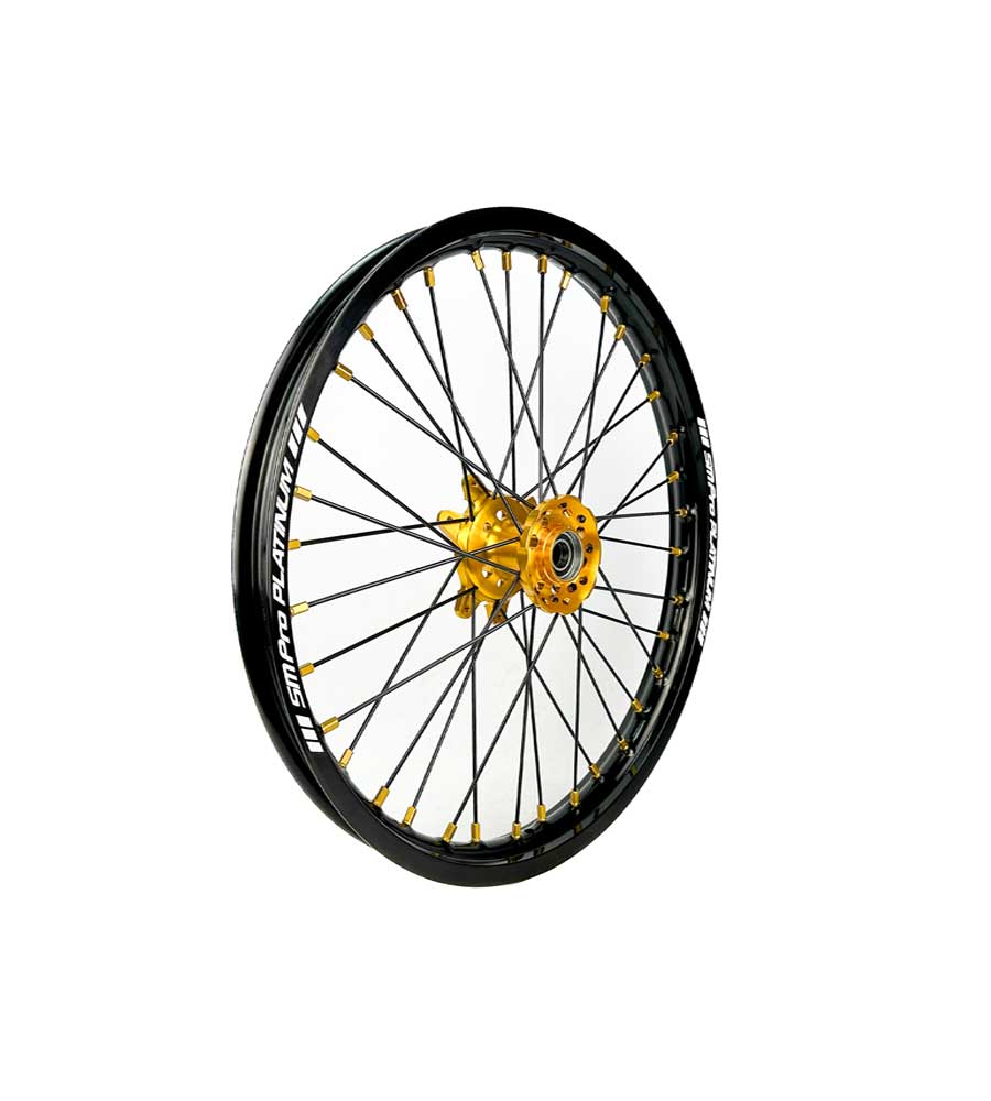 SM Pro Ultra Bee Wheels – Gold Hubs and Black Spokes - EVFREAKSSM Pro Ultra Bee Wheels – Gold Hubs and Black Spokes