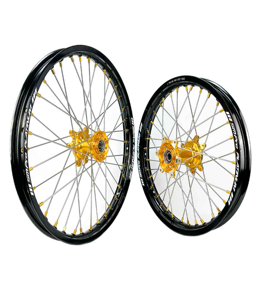 SM Pro Ultra Bee Wheels – Gold Hubs and Gold Nipples - EVFREAKSSM Pro Ultra Bee Wheels – Gold Hubs and Gold Nipples