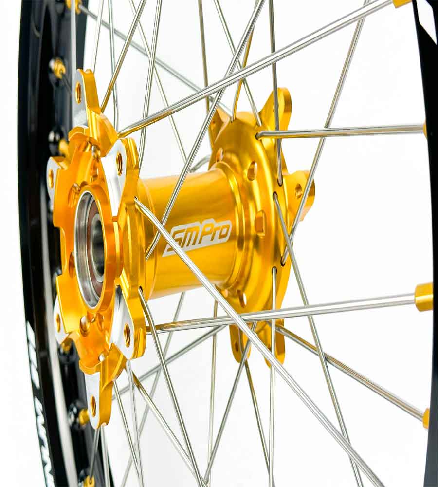 SM Pro Ultra Bee Wheels – Gold Hubs and Gold Nipples - EVFREAKSSM Pro Ultra Bee Wheels – Gold Hubs and Gold Nipples