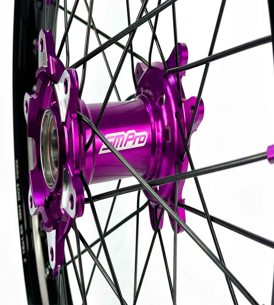 SM Pro Ultra Bee Wheels – Purple Hubs and Nipples - EVFREAKS SM Pro Ultra Bee Wheels – Purple Hubs and Nipples