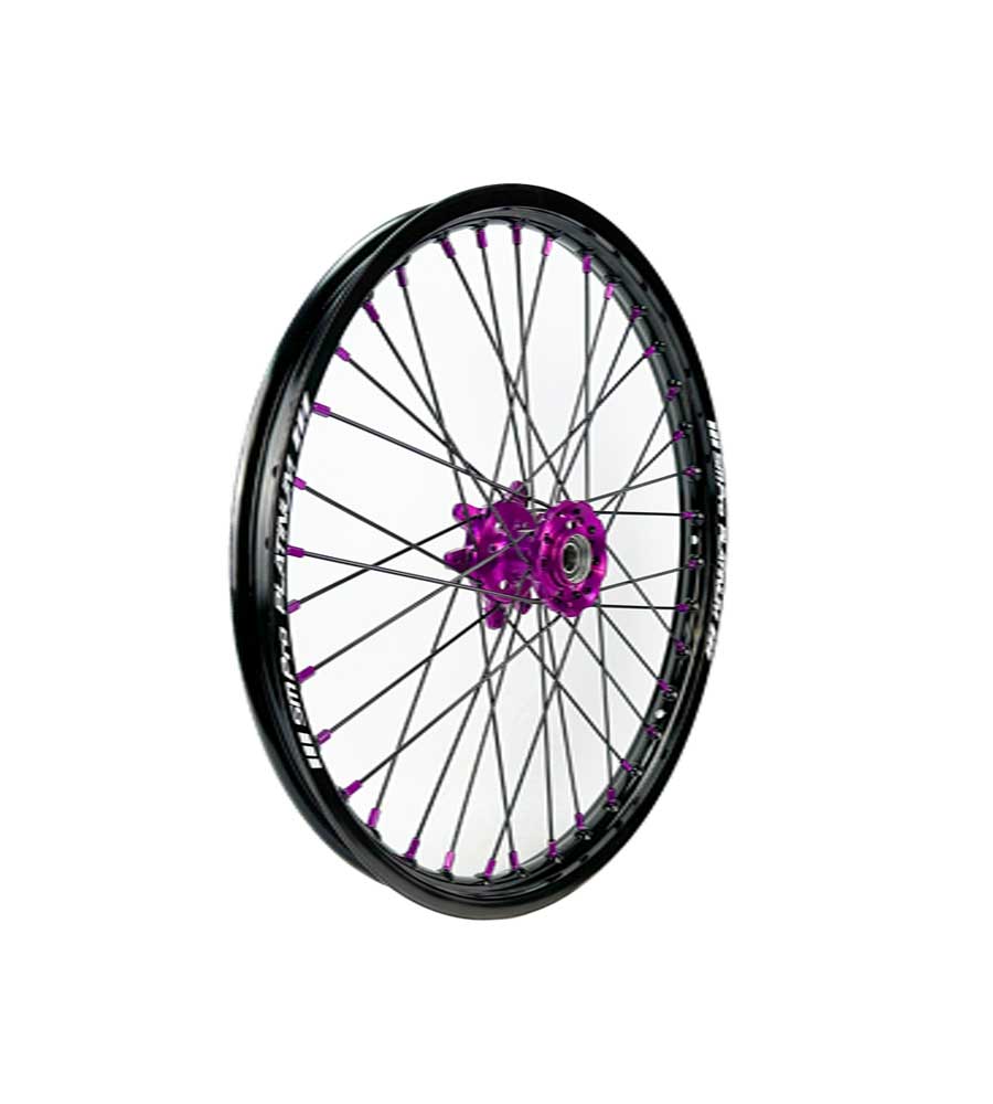 SM Pro Ultra Bee Wheels – Purple Hubs and Nipples - EVFREAKS SM Pro Ultra Bee Wheels – Purple Hubs and Nipples