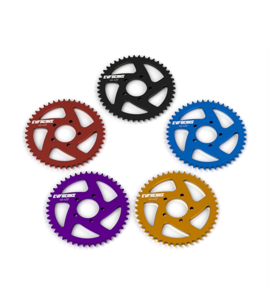 Upgraded Carbon Seat + Colourful Sprocket for Sur - Ron - EVFREAKSUpgraded Carbon Seat + Colourful Sprocket for Sur - Ron