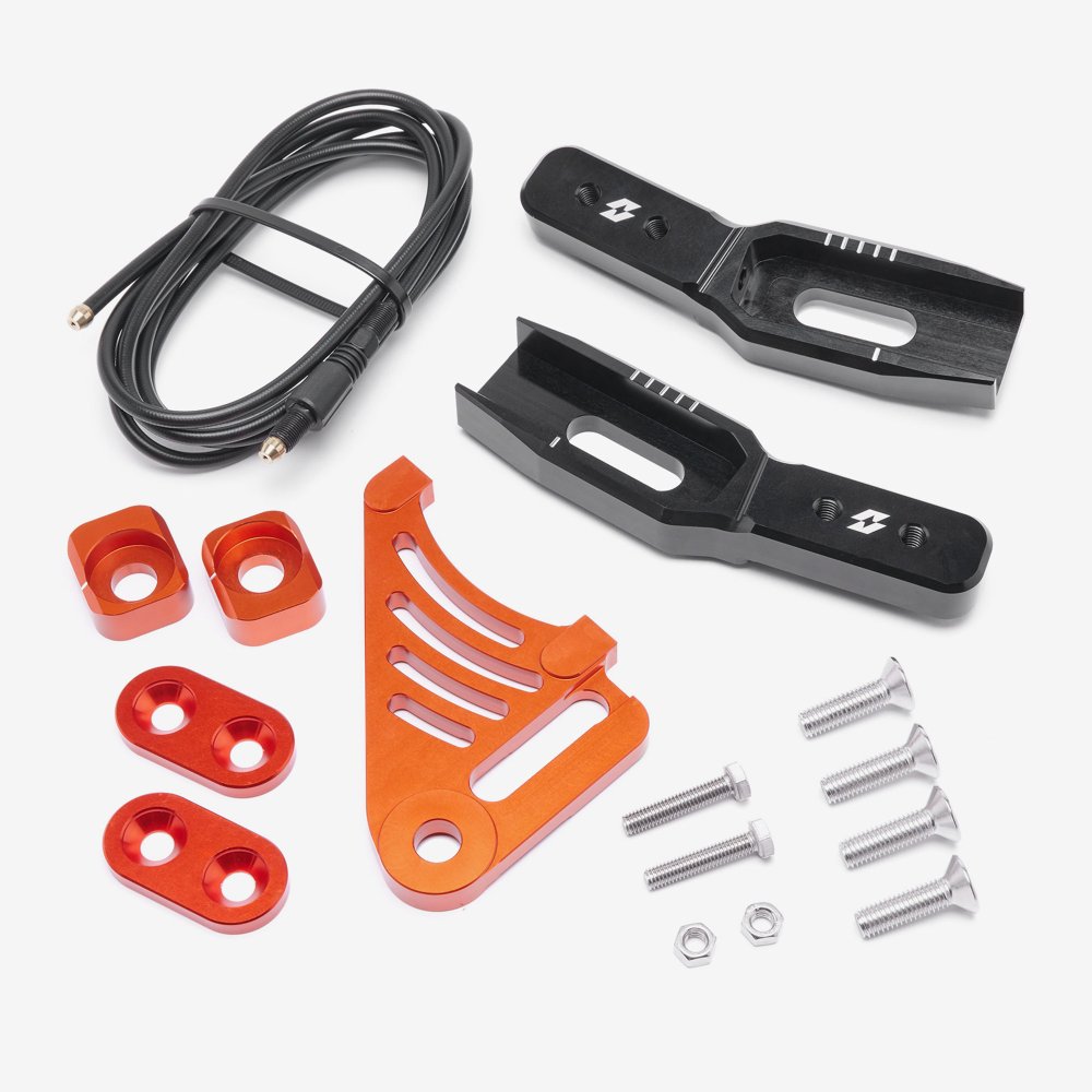 Swing Arm Extension And Brake Hose