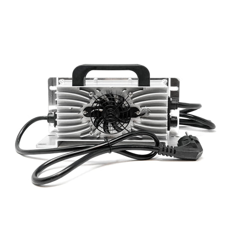 Voltgrade 72v and 81v battery charger 10amp for Sur Ron, Talaria, and E Ride Pro front view