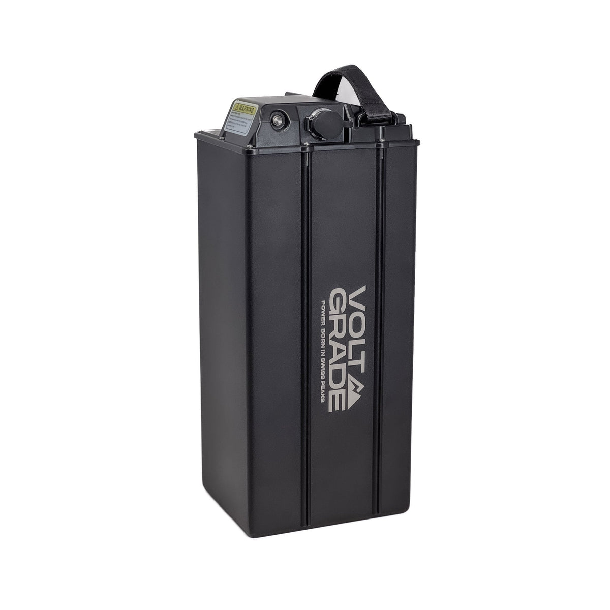 Angle view of the VoltGrade E-Ride Pro SS 81V 45Ah battery upgrade