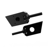 IZI Brothers axle blocks for Sur-Ron Light Bee swingarm - black interior front view