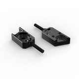 IZI Brothers axle blocks for Sur-Ron Light Bee swingarm - black exterior top view