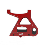 IZI Brothers caliper mount for Sur-Ron Light Bee swingarm - red exterior front view