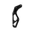IZI Brothers chain guide body for Sur-Ron Light Bee swingarm - black front view