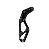 IZI Brothers chain guide body for Sur-Ron Light Bee swingarm - black front view