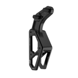 IZI Brothers chain guide body for Sur-Ron Light Bee swingarm - black three-quarter front view