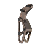 IZI Brothers chain guide body for Sur-Ron Light Bee swingarm - copper three-quarter front view