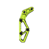 IZI Brothers chain guide body for Sur-Ron Light Bee swingarm - green front view