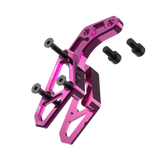 IZI Brothers chain guide body for Sur-Ron Light Bee swingarm - pink exploded front view