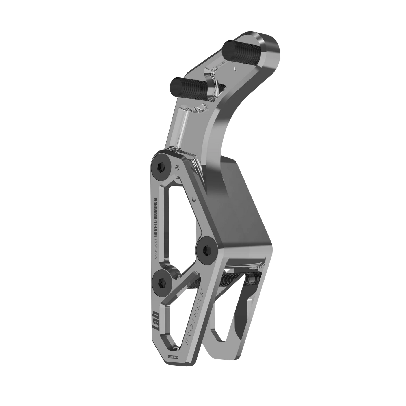 IZI Brothers chain guide body for Sur-Ron Light Bee swingarm - raw interior view