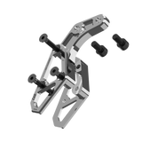 IZI Brothers chain guide body for Sur-Ron Light Bee swingarm - raw exploded view