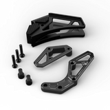 IZI Brothers complete chain guide for Sur-Ron Light Bee swingarm - black side view