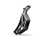 IZI Brothers complete chain guide for Sur-Ron Light Bee swingarm - raw side view laid flat