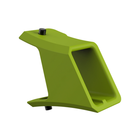 IZI Brothers Nylon Chain Guard for Sur-Ron Light Bee swingarm - green 1/4 profile view