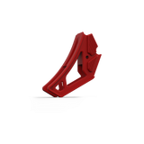 IZI Brothers nylon chain guide for Sur-Ron Light Bee swingarm - red front view