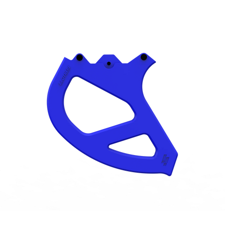 IZI Brothers Nylon Disk Guard for Sur-Ron Light Bee swingarm - blue profile view