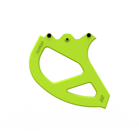 IZI Brothers Nylon Disk Guard for Sur-Ron Light Bee swingarm - green profile view