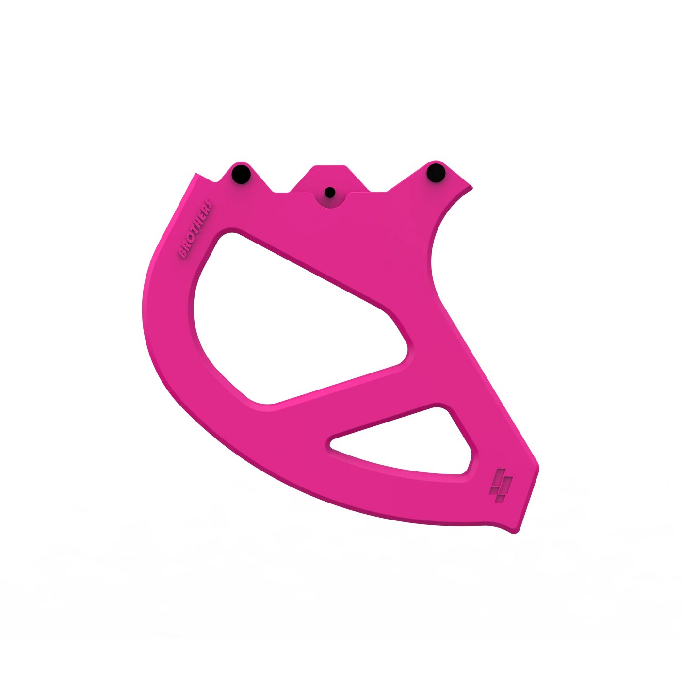 IZI Brothers Nylon Disk Guard for Sur-Ron Light Bee swingarm - pink profile view