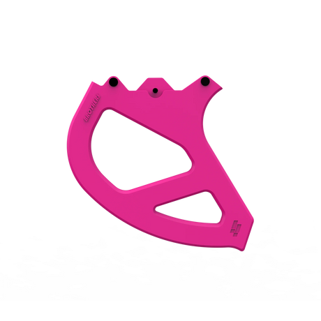IZI Brothers Nylon Disk Guard for Sur-Ron Light Bee swingarm - pink profile view