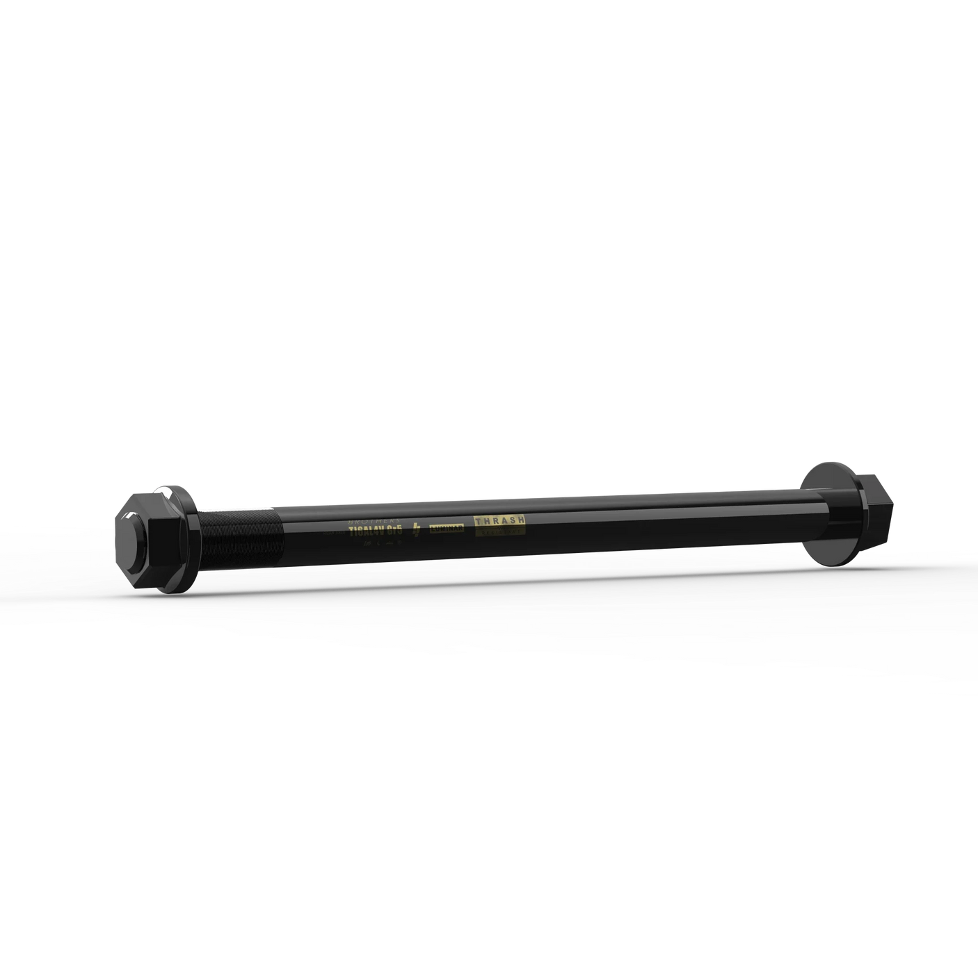 IZI Brothers Rear Axle #2 for Sur-Ron Light Bee - black 1/4 profile view