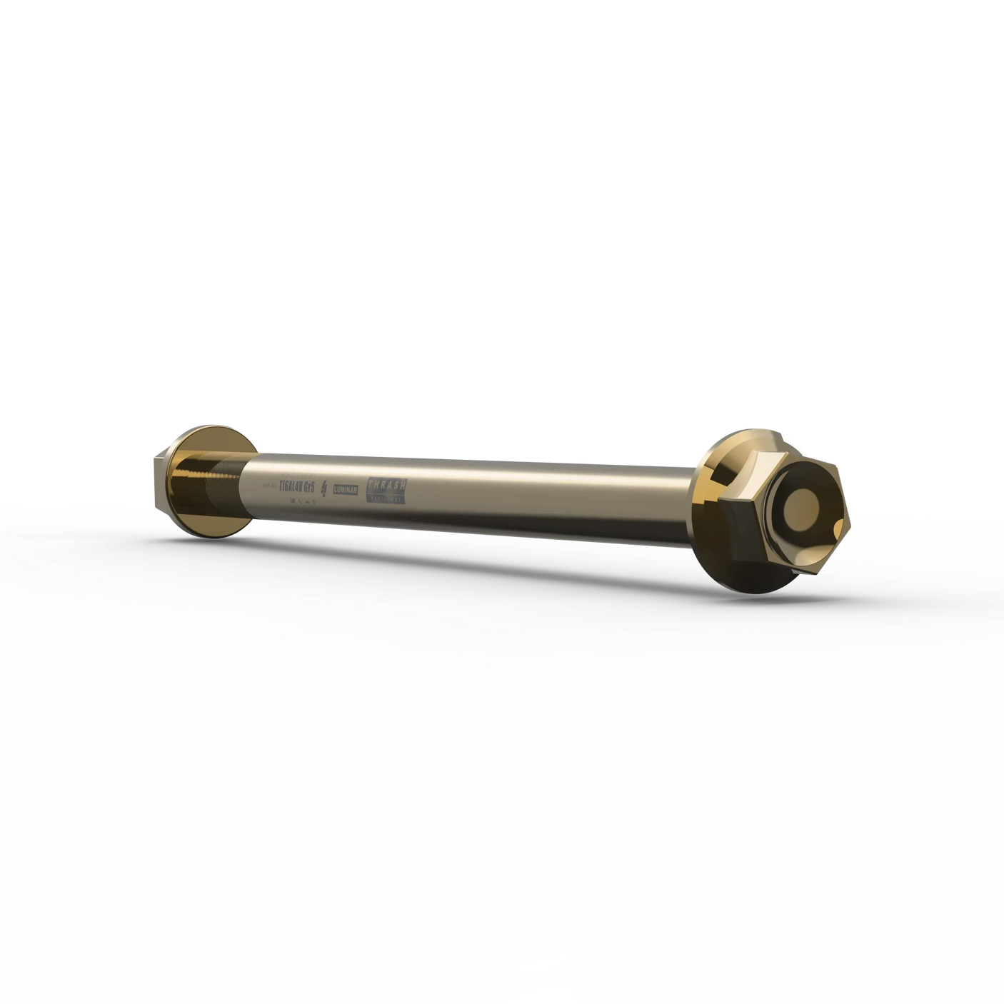 IZI Brothers Rear Axle #2 for Sur-Ron Light Bee - copper 3/4 profile view