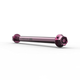 IZI Brothers Rear Axle #2 for Sur-Ron Light Bee - pink 3/4 profile view